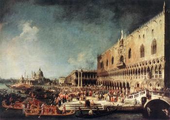 Canaletto : Arrival of the French Ambassador in Venice